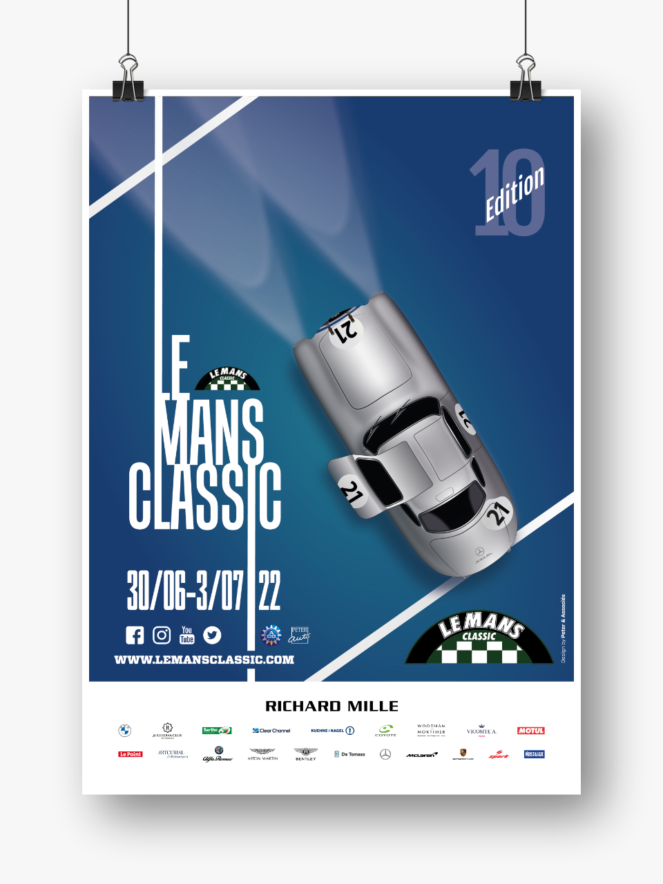 Peter Auto - Médaille officielle - Le Mans Classic 2023