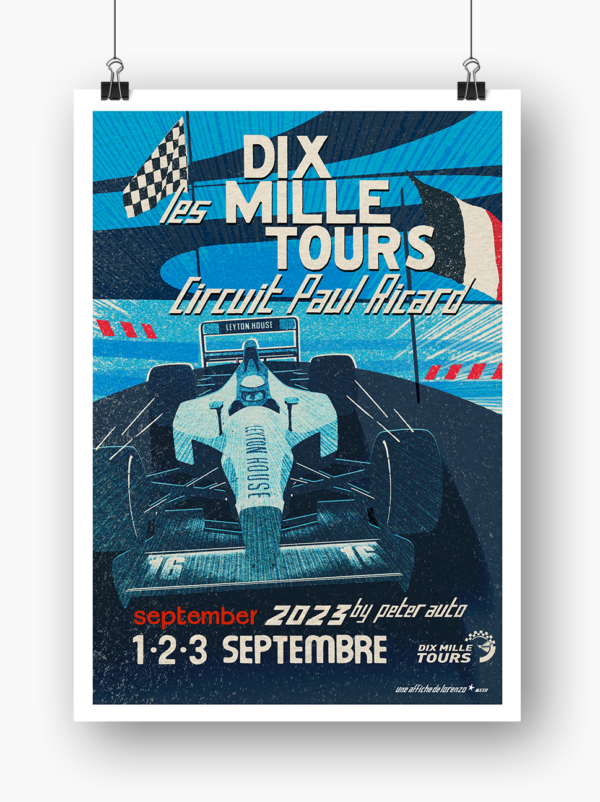 Affiche Dix Mille Tours 2023