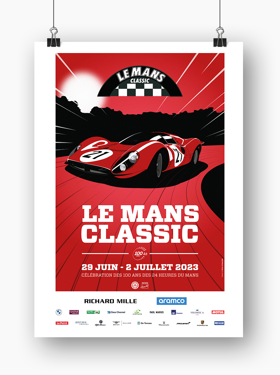 Peter Auto - Médaille officielle - Le Mans Classic 2023