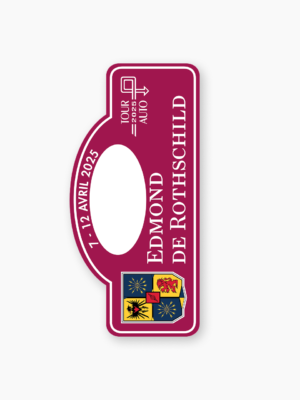 Tour Auto rally plate